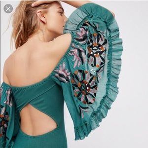 Free People Babes of Paradise Body Suit size S